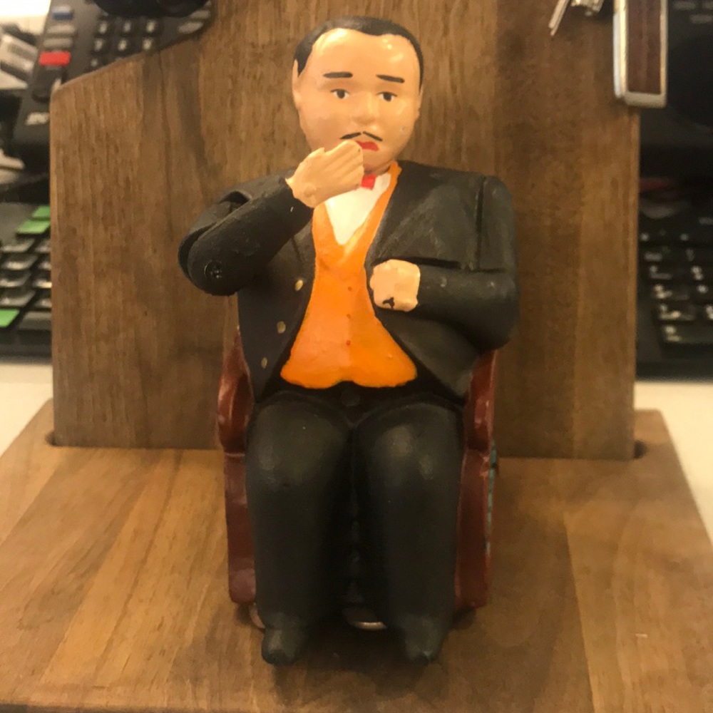 Cast Iron Tammany Bank 1875